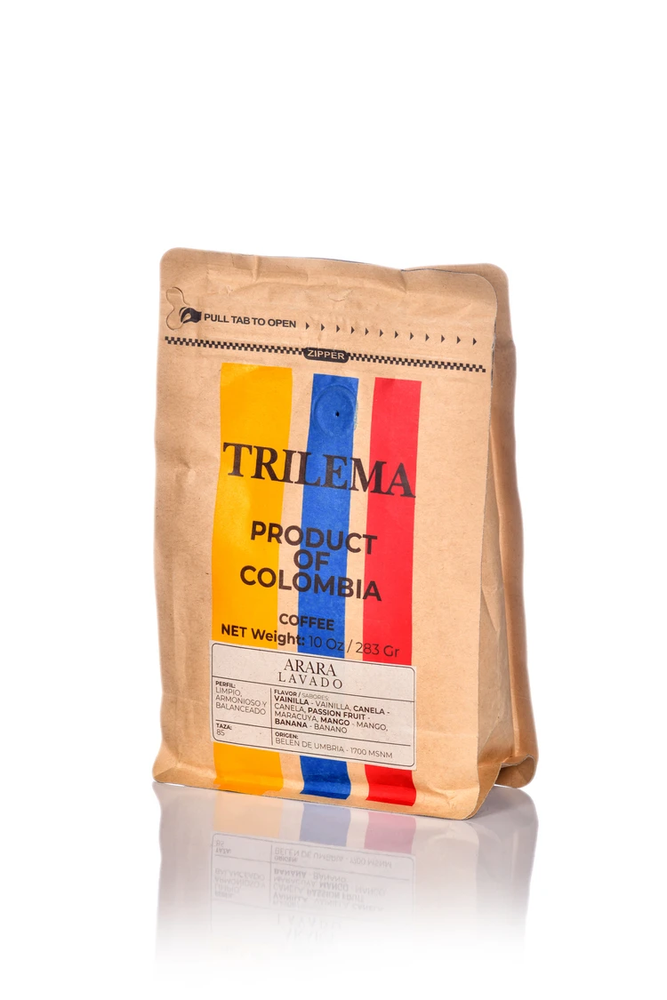 trilema cafe arara lavado paquete 283gr 1