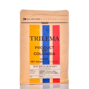 trilema cafe bourbon rosado natural paquete 283gr