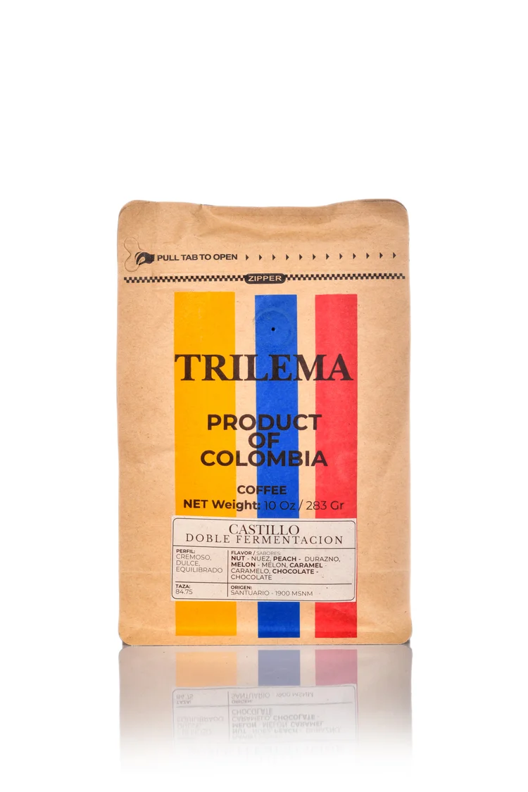trilema cafe castillo doble fermentacion paquete 283gr