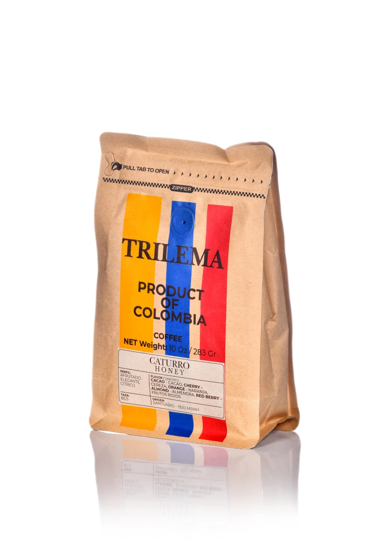trilema cafe caturro honey paquete 283gr 1