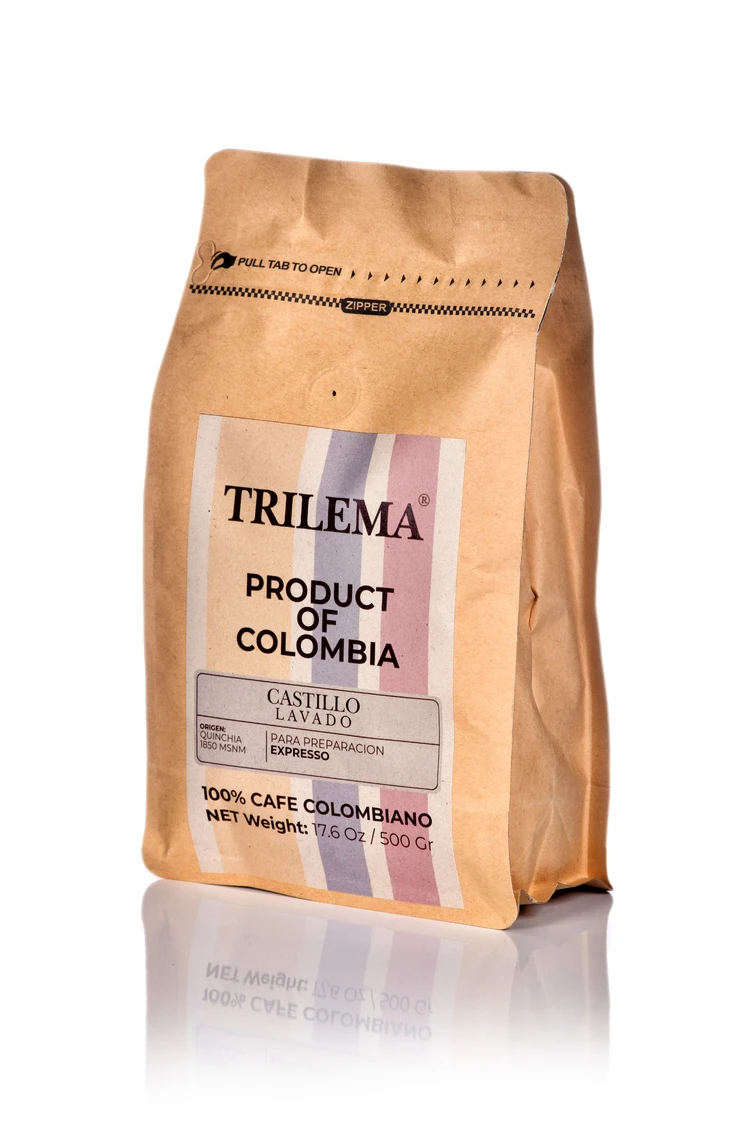 trilema cafe castillo lavado paquete 500gr 1