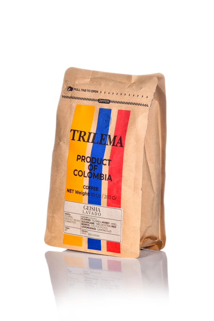 trilema cafe geisha lavado paquete 283gr 1