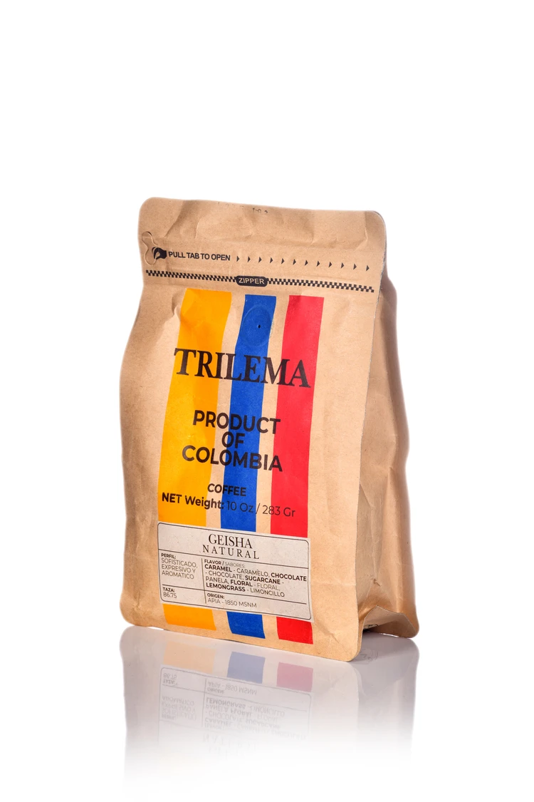 trilema cafe geisha natural paquete 283gr 1