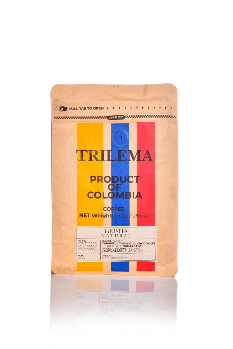 trilema cafe geisha natural paquete 283gr