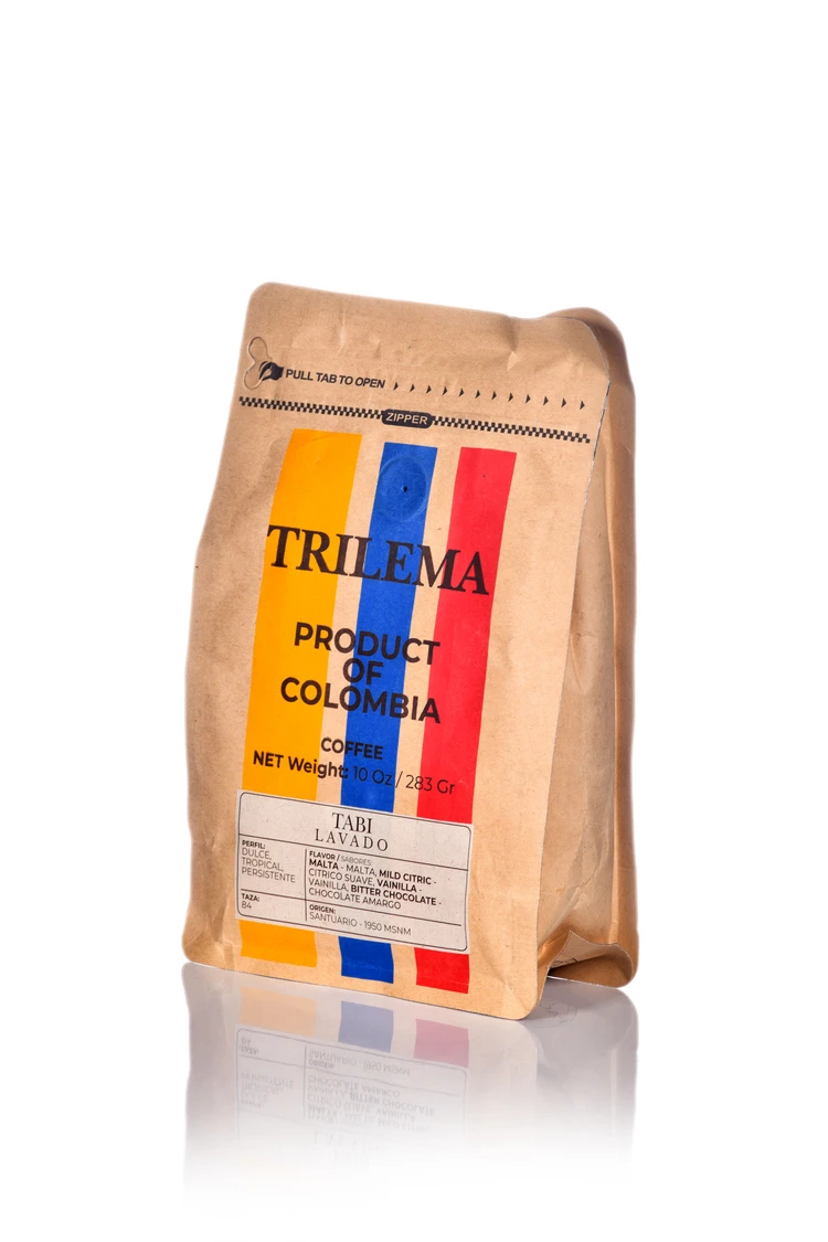 trilema cafe tabi lavado paquete 283gr 1