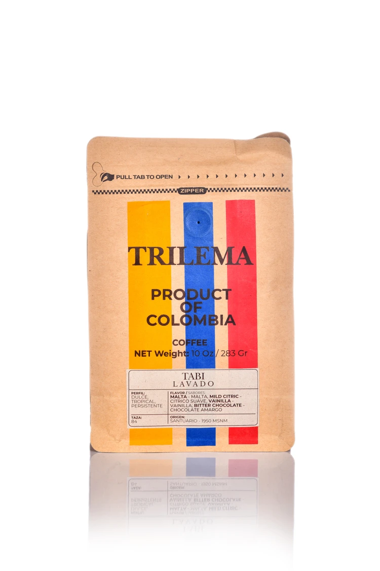 trilema cafe tabi lavado paquete 283gr