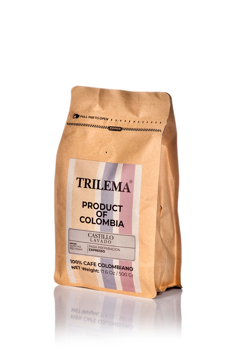 trilema cafe castillo lavado paquete 500gr 1